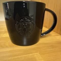 スターバックス 黒色マグカップ 陶器のサムネイル