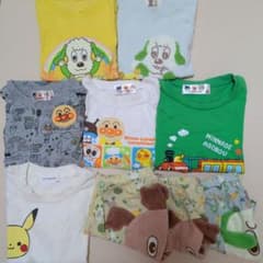 アンパンマン monpoke ワンワン 半袖Tシャツ ハーフパンツ※バラ売り可のサムネイル