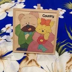 木製　パズル　くまさんのサムネイル