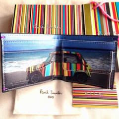 【早い者勝ち】新品未使用 PaulSmith 折り財布 ミニクーパー柄のサムネイル