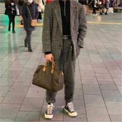 今週末削除 最終価格 isseymiyake MEN セットアップ チェックのサムネイル