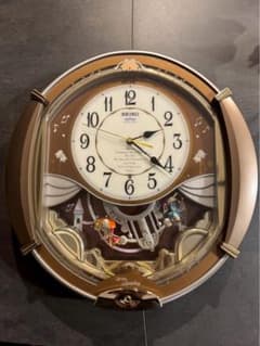 美品] 電波時計 セイコー RE555S ウェーブシンフォニー からくり時計
