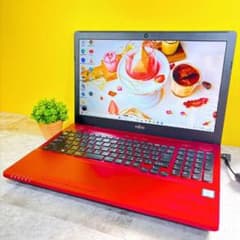7✨SSD搭載で快適✨ブルーレイ フルHD 薄型 カメラ 赤Windows11 - メルカリ