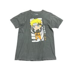 NARUTO 애니메이션 T셔츠 우즈마키 나루토 헌 옷 블랙 M 8Sa