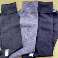 ☆Burberryバーバリービジネスソックス新品3足セット☆のサムネイル