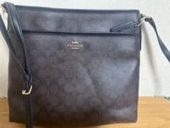 【値下げ】COACH ショルダーバッグ シグネチャー柄のサムネイル