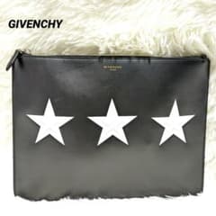 GIVENCHY Clutch/Second Bag, Leather, Star Logo, Italy