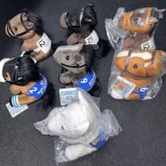 【ソダシ含む】美品ぬいぐるみ◆競馬／スーパーホース◆7頭セット（JRA）のサムネイル