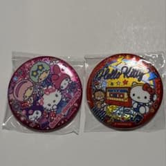 サンリオ　キラキラBIG缶バッジ2 キティ　マイメロ　クロミ　キキララのサムネイル