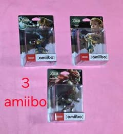 젤다의 전설 티어즈 오브 더 킹덤 amiibo 3점 세트 미개봉