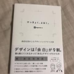 けっきょく、よはく。 余白を活かしたデザインレイアウトの本のサムネイル