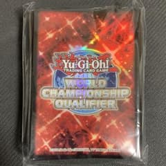 遊戯王 公式プロテクター WCQ 2023 スリーブ レッド 赤 50枚 未使用