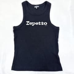 Repetto レペット ロゴプリント タンクトップ ブラック Sサイズ - メルカリ