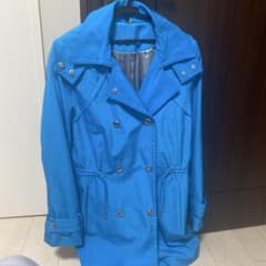 値下げCalvin Klein トレンチコート ブルーのサムネイル
