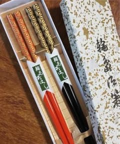 新品 未使用 夫婦箸 輪島塗のサムネイル
