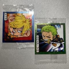 ワンピース ウエハースシール LOG.9サンジとロロノア・ゾロ 2枚セットのサムネイル