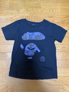 A BATHING APE Tシャツ XS エイプ ブラック 迷彩 カモフラのサムネイル