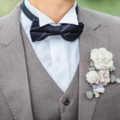 ウェディング　蝶ネクタイ　結婚式　前撮りのサムネイル