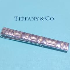 M【TIFFANY&Co.】シグネチャー クロス ネクタイピン 1992 SV925 SILVER