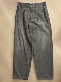 Graphpaper コーンデニム テーパード ワイドパンツ 未使用 タグ付き Graphpaper コーンデニム テーパード ワイドパンツ 未使用 タグ