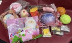 スクイーズいろいろ13点セットのサムネイル