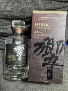 響Hibiki 21年 ウイスキー　空瓶箱付き　未洗浄 Hibik 響i 21年 日本のウイスキー 空瓶 未洗浄 - メルカリ