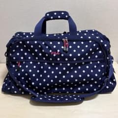 FILA ボストンバッグ ネイビー ドット柄のサムネイル