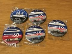 東海道新幹線×F1鈴鹿 缶バッチ5個セットのサムネイル