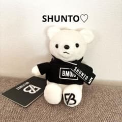 お値下！BE:FIRST シュント　BMSGロゴ くま　ぬいぐるみ　15㎝ お値下！BE:FIRST シュント BMSGロゴ くま ぬいぐるみ 15㎝ - メルカリ
