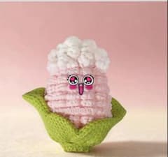 メロジョイ もこもこ山の野菜＆フルーツパーティー ピンクのおばさんポップコーン メロジョイ もこもこ山の野菜＆フルーツパーティー ピンクのおばさん