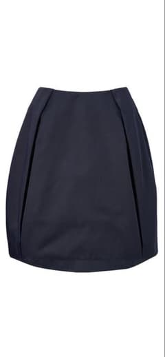 ボーダーズアットバルコニー　MINI SKIRT サテン 36 ネイビーのサムネイル