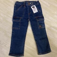 ミキハウス デニムパンツ　ダブルビー　90のサムネイル