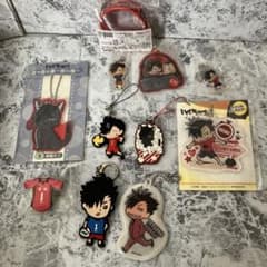 ハイキュー　黒尾　ラバスト　キーホルダー　黒尾ネコ　セットのサムネイル