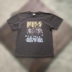8SM1 KISS プリント　メタル　ロック　バンT 古着