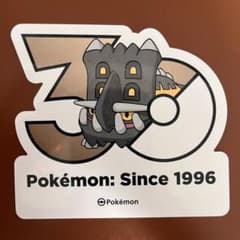 【韓国限定】 ポケモン 30周年記念 ステッカー トリデプスのサムネイル