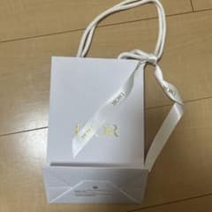 Dior ショップ袋 ホワイト リボン付きのサムネイル