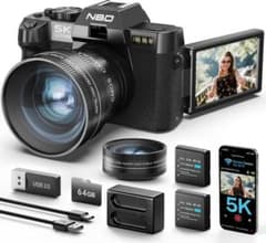 デジタルカメラ 6400万画素 16倍 一眼レフ 64GBカード バッテリー2個 デジタルカメラ 6400万画素 16倍 一眼レフ 64GBカード バッテリー2個