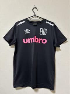 UMBRO アンブロ Tシャツ ブラック ピンク ENG Mサイズのサムネイル