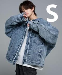 ADRER ヴィンテージオーバーデニムジャケット インディゴブルー S 