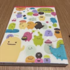 と*ん様 平成レトロ メモ帳 キャラクター はむぐすり 平成レトロカラフルキャラクターメモ帳 ぷにゃみん 8柄シール付き