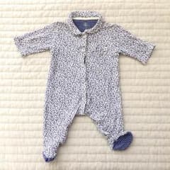 プチバトー ロンパース 足付き 1m(54)のサムネイル