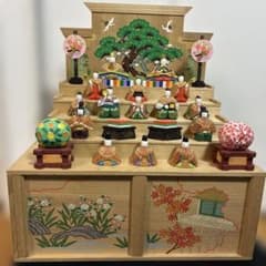 伝統的な川口神泉作、木製雛人形セット 伝統的な川口神泉作、木製雛人形セット - メルカリ