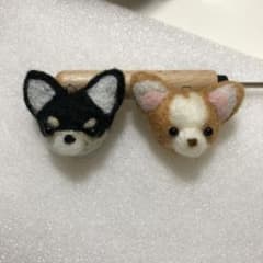【らんちゃんママ専用】羊毛フェルトキーホルダーのサムネイル