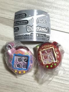 たまごっち シャカシャカチャーム デビルっち ピンク 赤 2個セット 新品のサムネイル