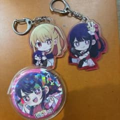 推しの子【星野ルビー】缶バッジ　アクリルキーホルダーセット 推しの子 アクリルキーホルダー 缶バッジ セット - メルカリ