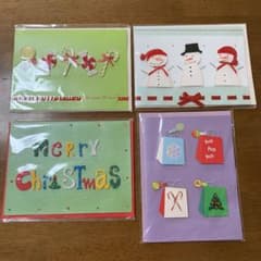 クローバー様　BURGOYNE クリスマスカード4枚セットのサムネイル