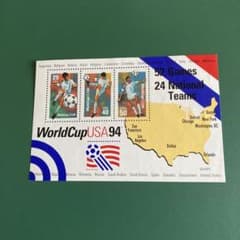 アメリカのサッカー、オリンピックの切手のサムネイル