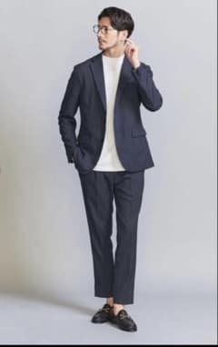 美品✨BEAUTY&YOUTH LANATECセットアップ　　ネイビー S 美品✨BEAUTY&YOUTH LANATECセットアップ ネイビー - メルカリ