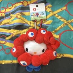 大阪関西万博ミャクミャクなりきりぬいぐるみ キティカラビナ付きのサムネイル
