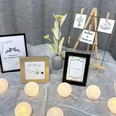 ウェルカムスペースセット　結婚式のサムネイル